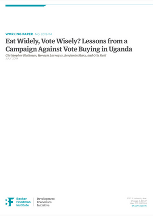 Eat Widely Vote Wisely – Working Paper