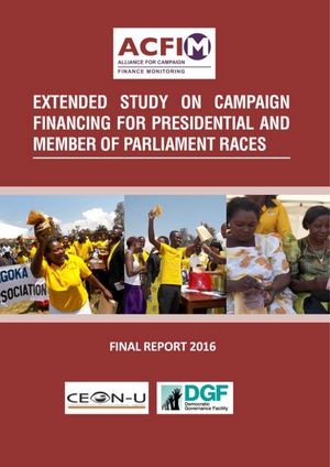 Extended Study on Campaign Financing for Presidential and Member of Parliament races
